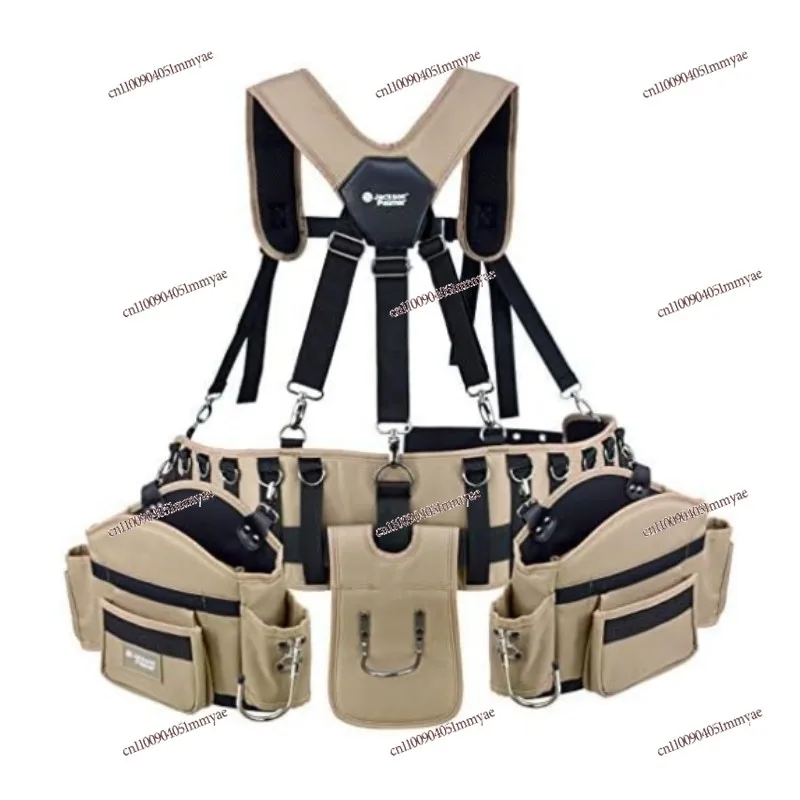 Multi-pocket fanny pack electrician kit garden trim portable tool bag outdoor