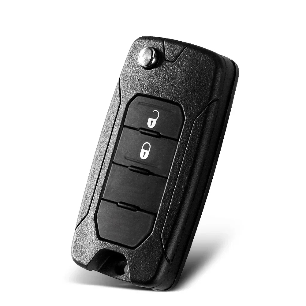 KEYYOU 2/3/4 Buttons Remote Car Key Case Flip For Jeep Renegade Compass Patriot Liberty 2016 Interior