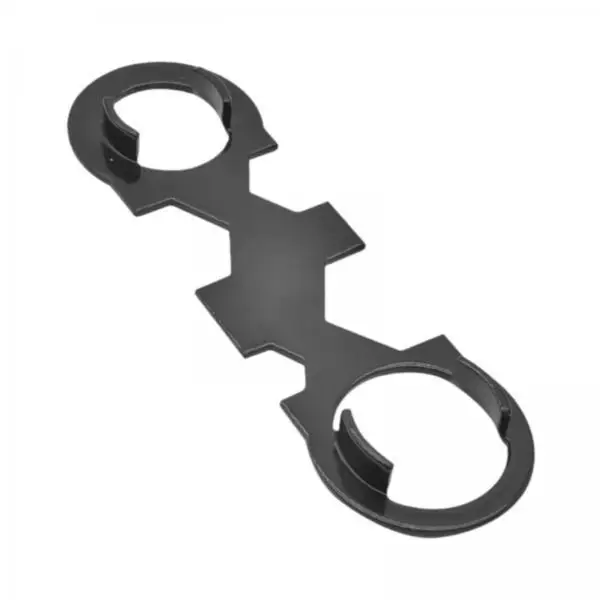 Universal Wrench Iron Basin Faucets Aerator Wrench Lock Nut Spanner Sink Faucet Tool for Tight Space Kitchen and Bathroom Use
