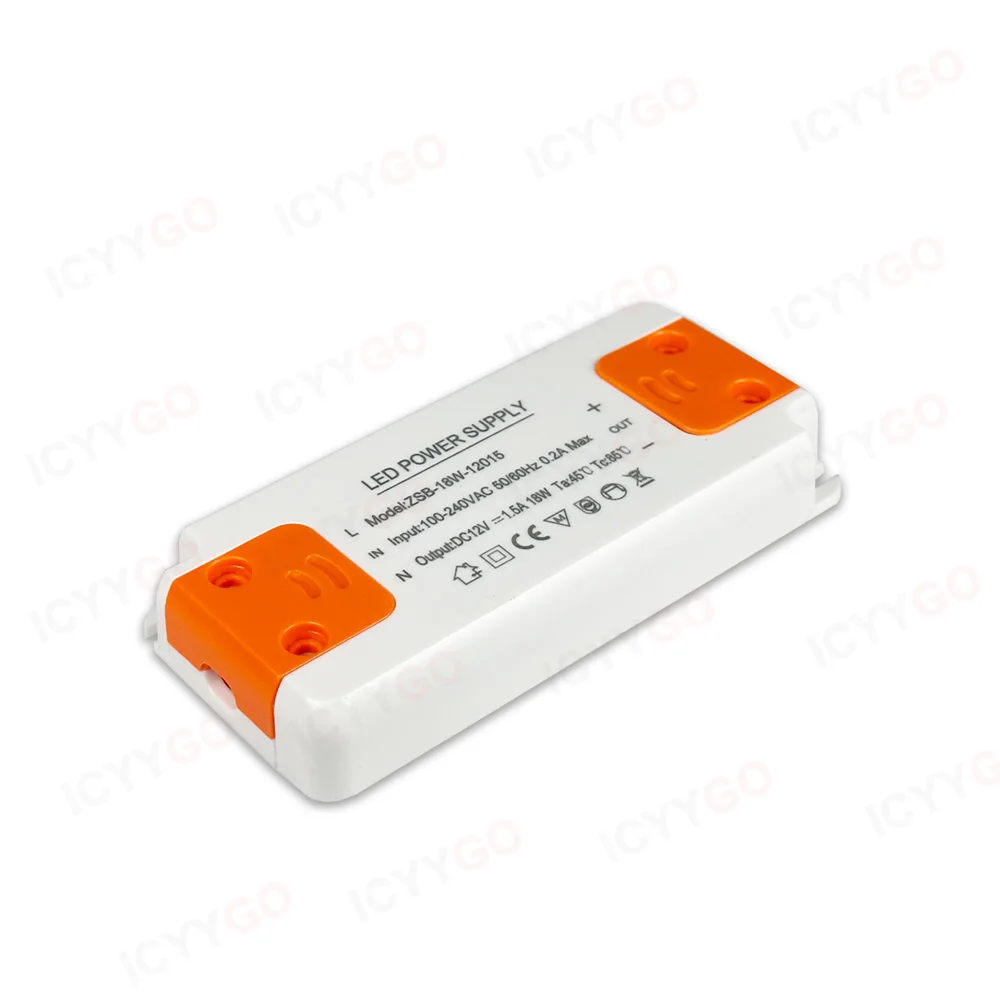 DC12V 24V 超薄型照明トランス LED電源 12W 18W 24W 36W 60W 120W ドライバ AC220V から DC12V DC24V LEDドライバ