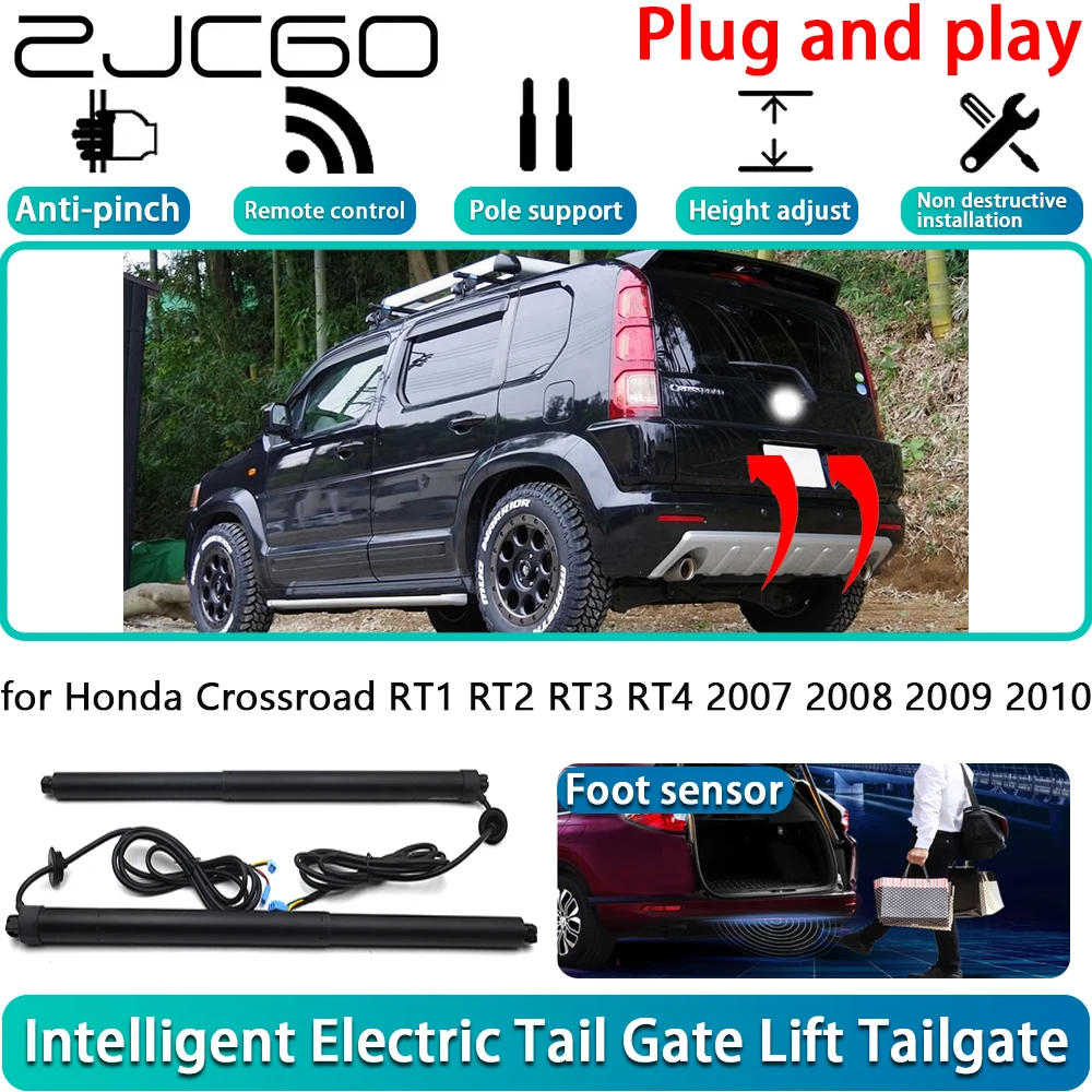 

ZJCGO for Honda Crossroad RT1 RT2 RT3 RT4 2007 2008 2009 2010 Electric Powered Tailgate Power Liftgate Automatic Tailgate System