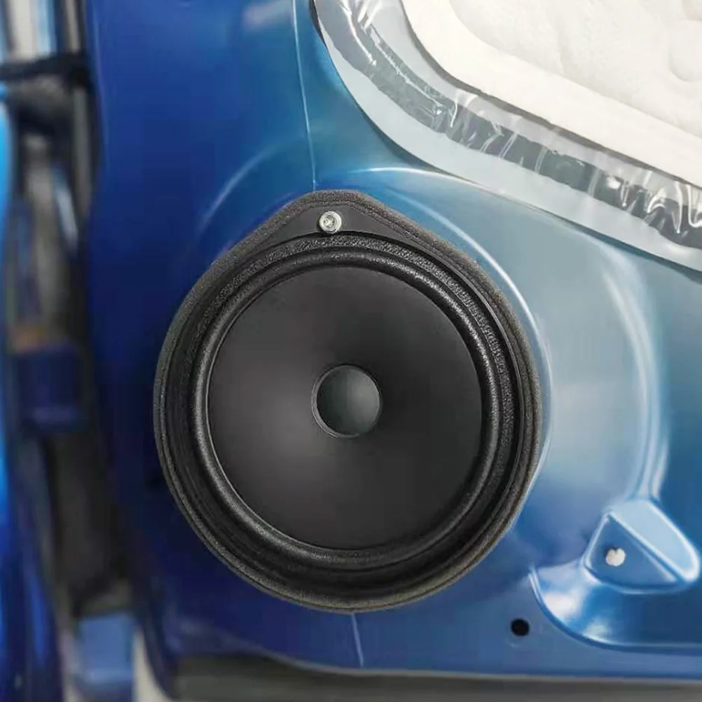 

2pcs 6.5 Inch Car Speaker Spacers Rubber Adapter Rings For Front Door Audio Upgrade Auto Speaker Washers No Drill Installation