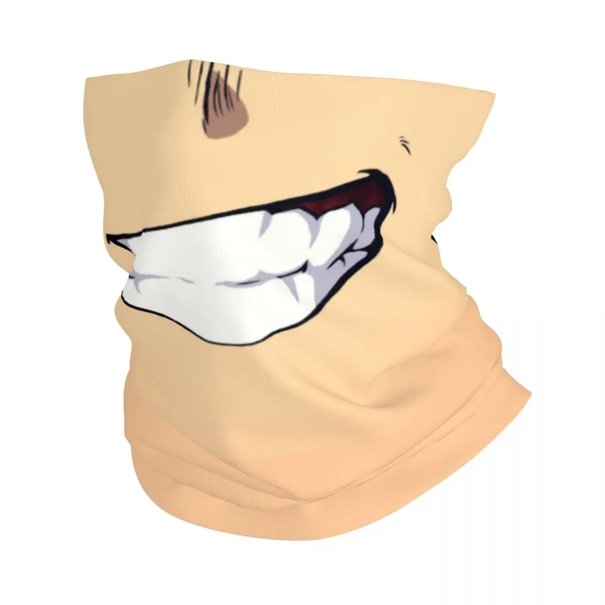 Katsuki Bakugo Smile Bandana Neck Warmer Men Women Winter Ski Hiking Scarf Gaiter My Hero Academia Face Cover