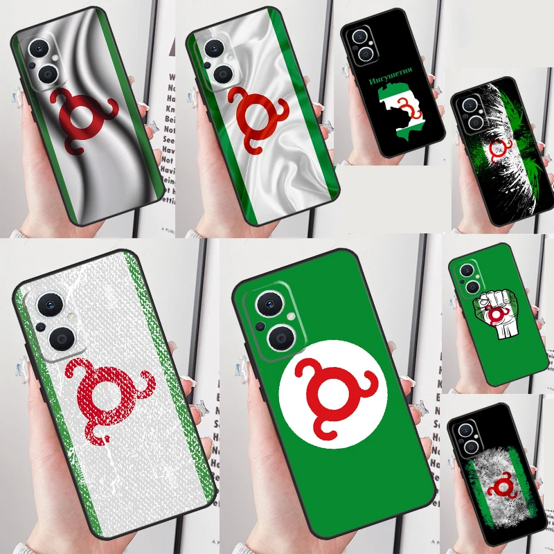 Ingushetia Flag Case For OPPO Reno 4Z 2Z 5Z 8T 10 4 5 6 7 8 Lite OPPO Find X3 Neo X2 Lite X5 X6 Pro Cover