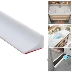 Self-Adhesive Bathroom Water Retaining Strip Kitchen Countertop Retaining Shower Dry Wet Separation Dam Barrier Water Stop