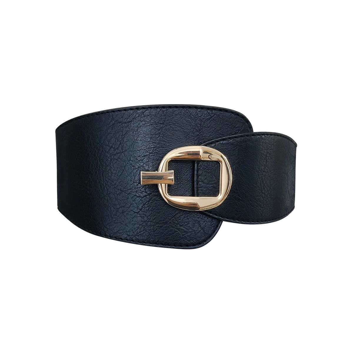 أحزمة مصممة للنساء عالية الجودة مقاس كبير حزام خصر مطاطي مقاس كبير حزام مشد مرن واسع لفستان المعطف #5