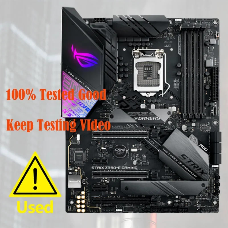 ASUS ROG Strix Z390-E Gaming LGA 1151 (300 Series) Intel Z390 SATA 6Gb/s ATX Intel Motherboard