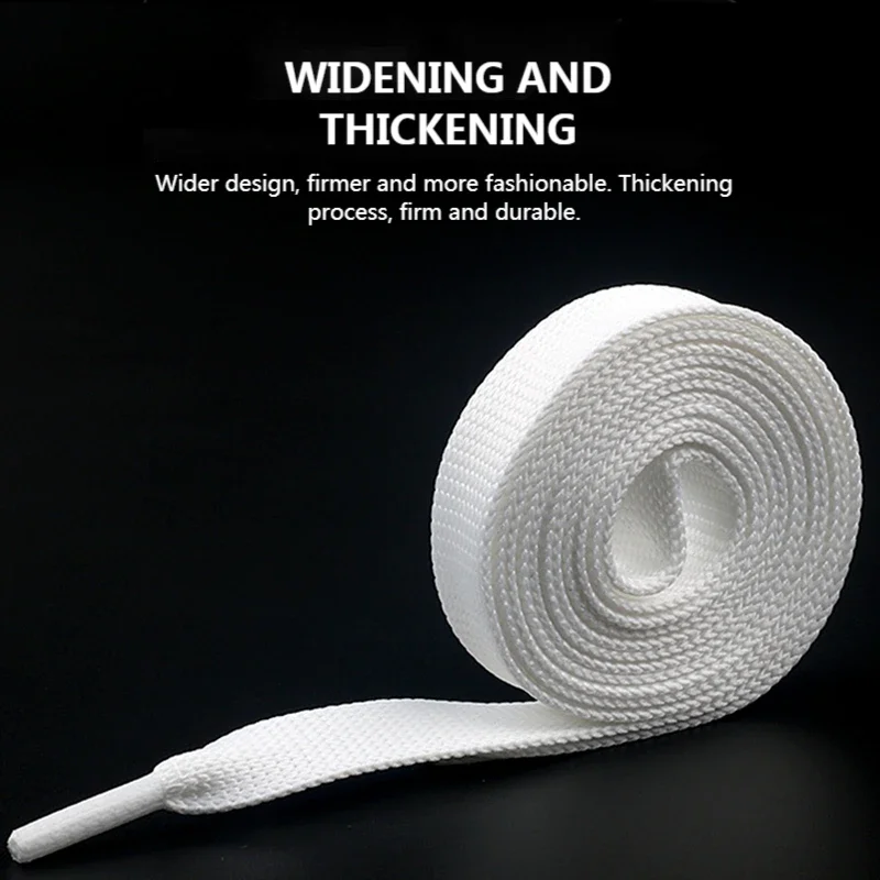 Gradient Shoelaces Rainbow Shoelace MCQ Classic Casual White Shoes Flat Laces Unisex Precision Weaving 100CM/120CM/140CM - Image 3