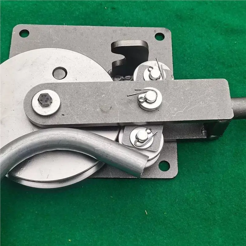 1PCS Heavy Duty Manual Tube Bender Thickened Wear Resistant Effortless Bender One Shot Forming for Round Aluminum Iron Pipe