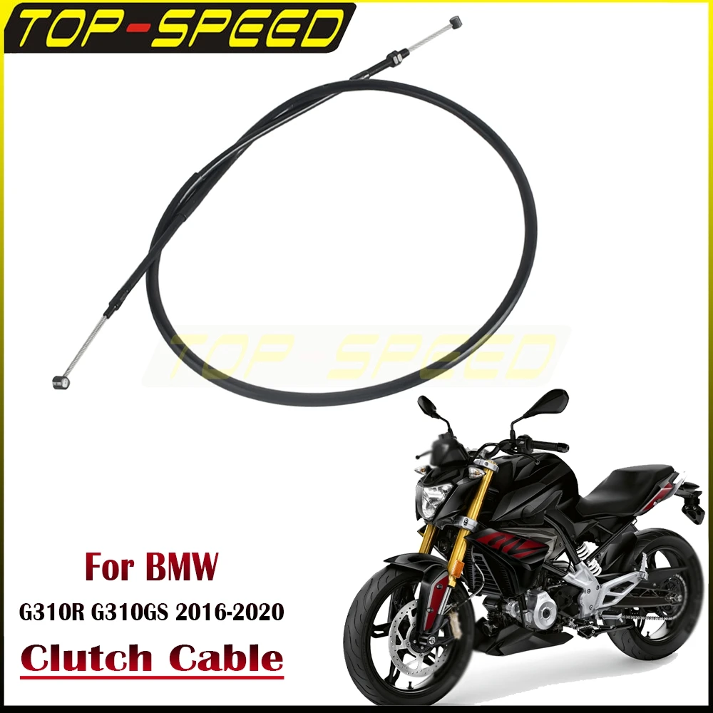 

For BMW G310R G310GS G 310R 310GS 2016-2020 Motorcycle Stainless Braided Clutch Cable 125.5mm Brake Control Line Clutch Wires
