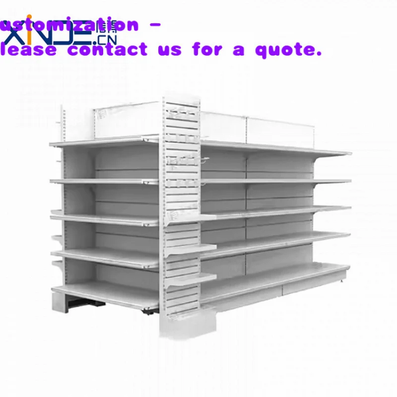 custom.XINDE Double-Sided Steel Display Stand Supermarkets Clothing Grocery Jewelry Display with Powder Coated Freest