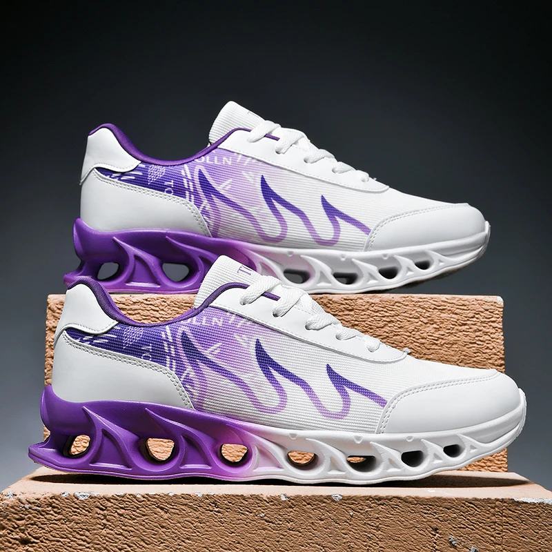 YRZL أحذية تدريب الصالة الرياضية للرجال 2025 أحذية رياضية سهلة الارتداء خفيفة الوزن أحذية مشي مضادة للانزلاق مريحة أحذية تدريب رياضية غير رسمية