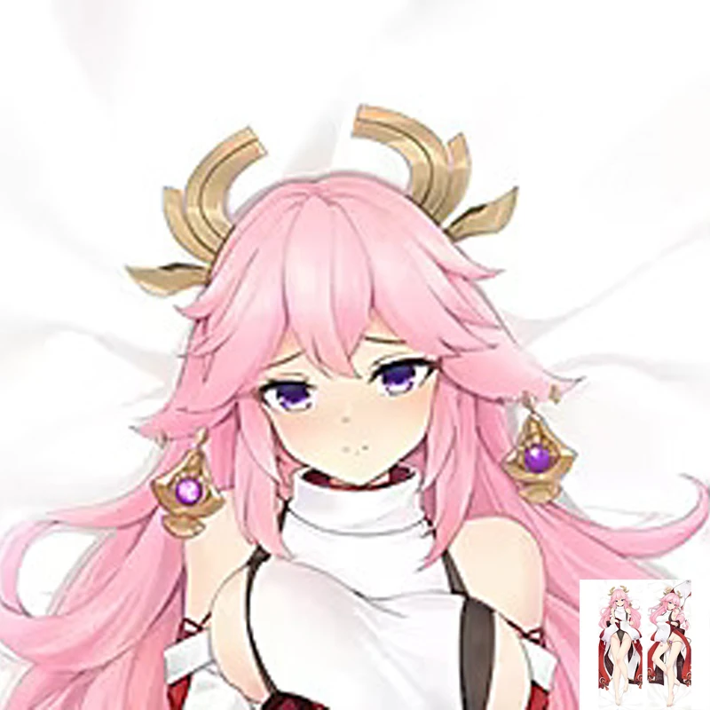 

Dakimakura Anime Guuji Yae 2 Side Printed Hugging Body Pillowcase Cushion Bedding Decor Pillow Cover 2024