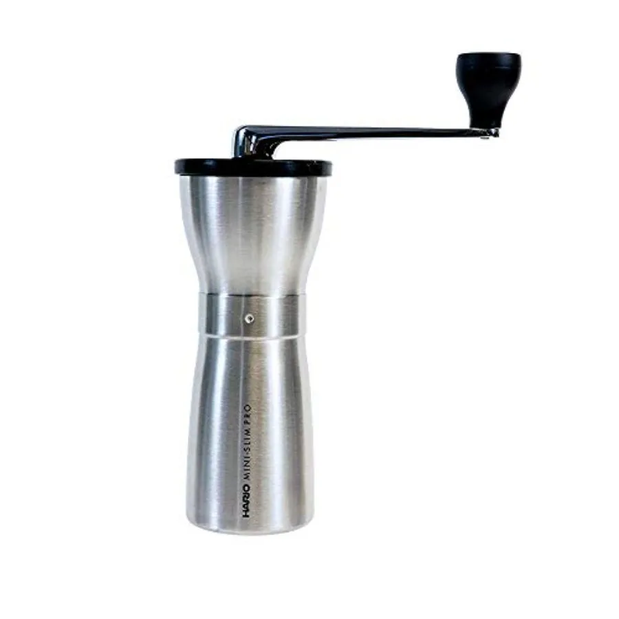 

Керамическая кофемолка Mini-Slim Pro серебристого цвета