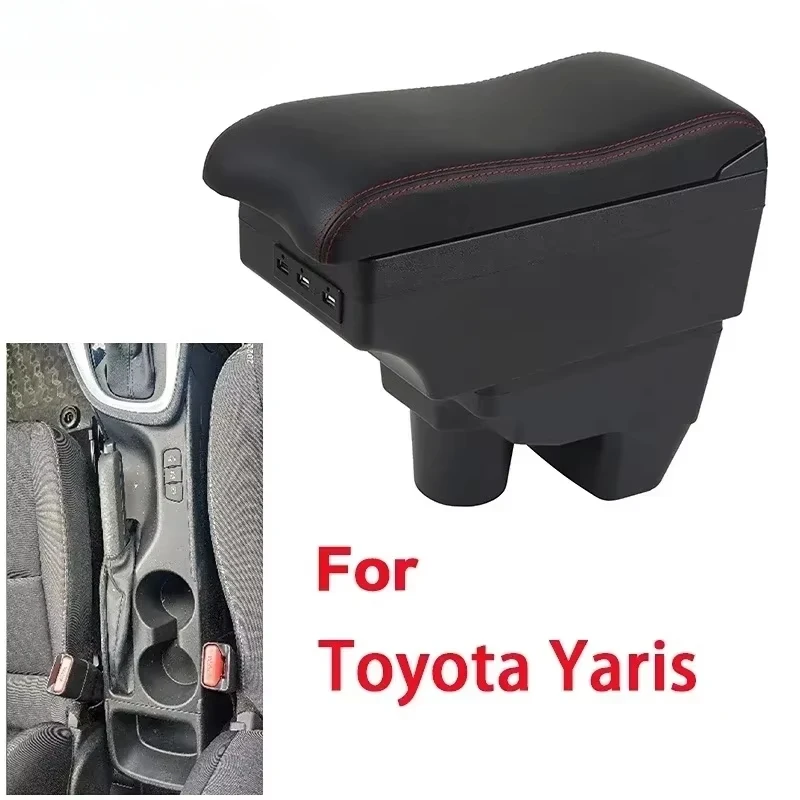 

New luxury For Toyota Yaris Armrest For Toyota Yaris Elegant Car Armrest box 2021 2022 Car Storage Box Car Accessories