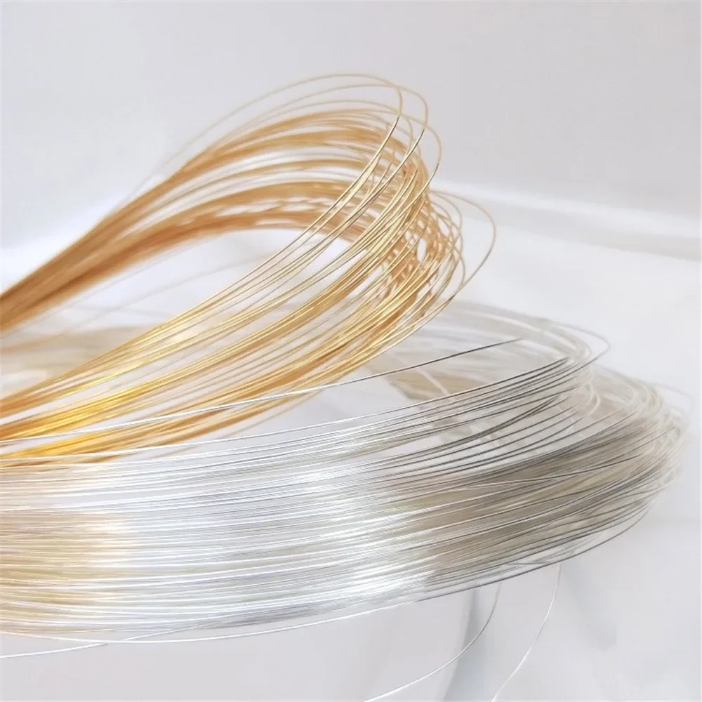 14K Gold Plated soft wire not peeling gold wire manual winding diy first jewelry