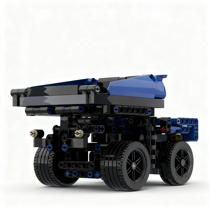 373pcs MOC L0002294-1 Dump Truck Technical Model Building Blocks Architecture Christmas Gift Toy Brick Display Birthday Art