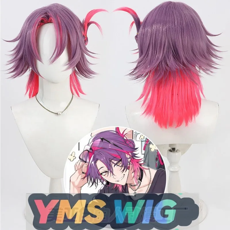 

[YMS WIG] Виртуальный Vtuber Прямая трансляция Хост Духов Скайларк Cos Парик Волосатый верх Двухцветная постепенная смена