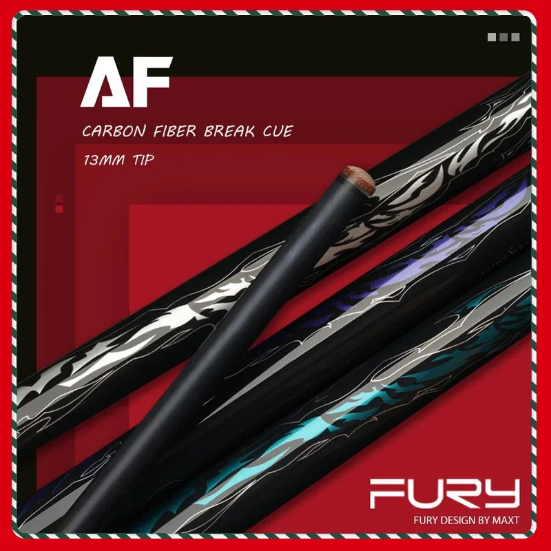 

Fury AF-BK Series Billiards Punch Jump Cue Carbon Fiber Technology Shaft Carbon Punch Cue Professional Billiard Stick Kit