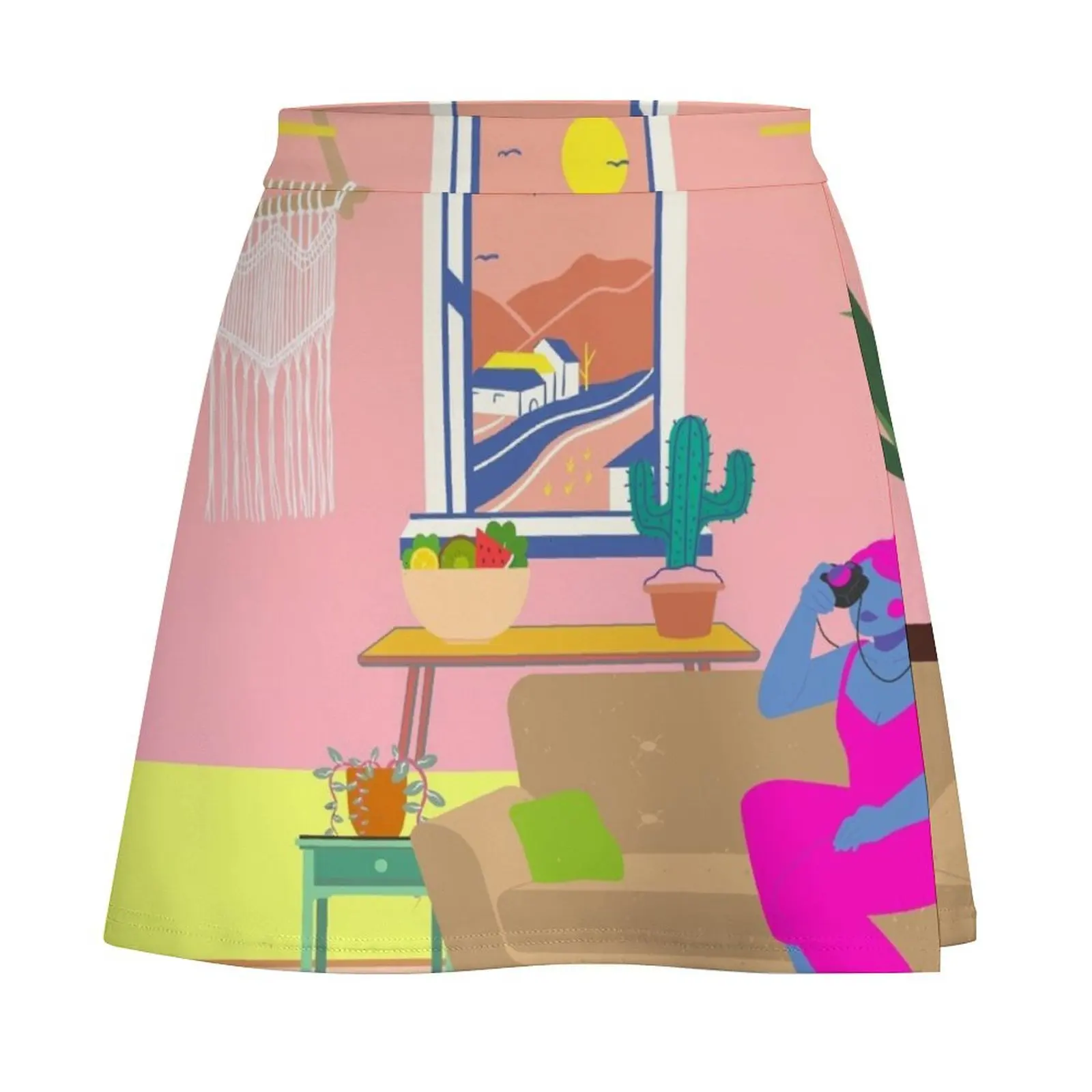 Paradise House Living Room Mini Skirt skirt set women's clothing summer 2026 novelties Dresses Mini Skirt