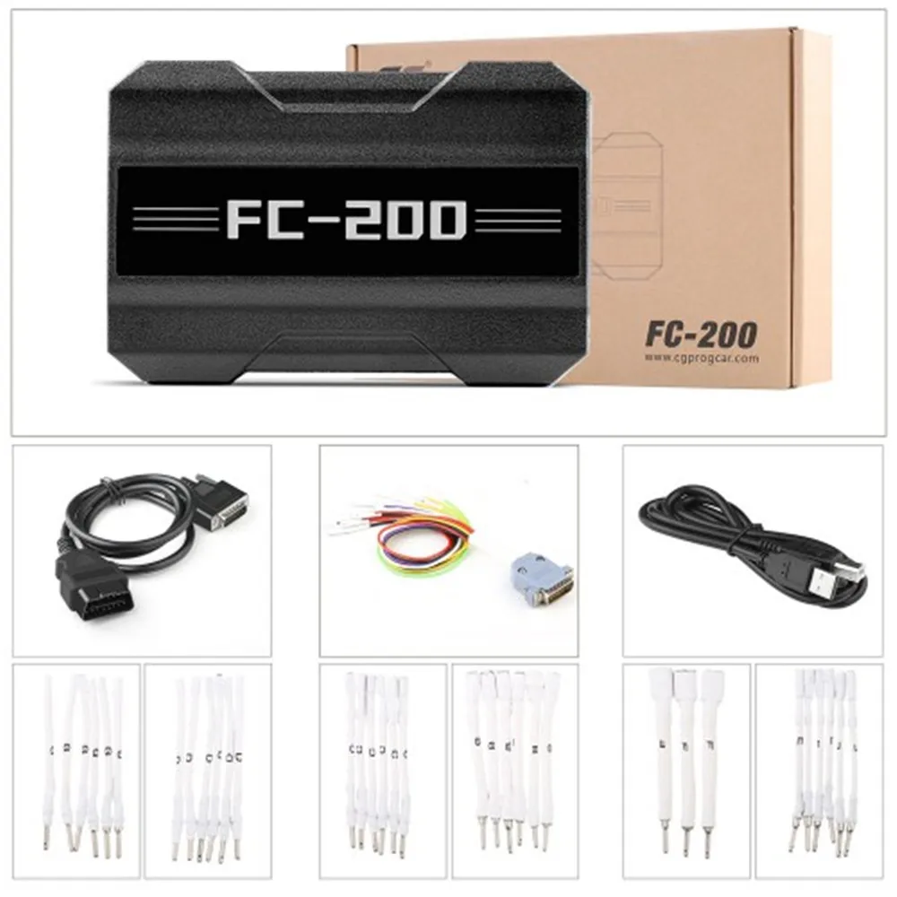 Full Version CG FC200 ECU Programmer with AT200 adapter For CGDI FC200 auto  ECU programming Support 4200 ECUs