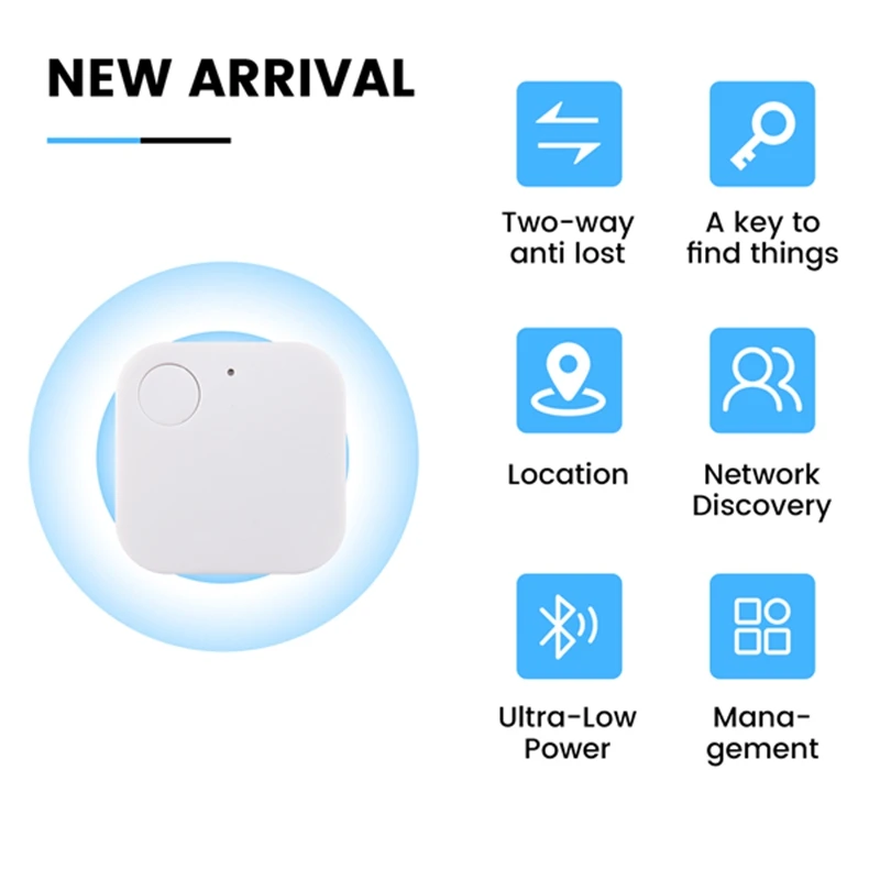 AED6-Bluetooth Smart Tag Finder Tracer Child Pet GPS Locator Alarm Wallet Key Tracker