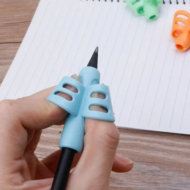 3/6/12PCS Pencil Grips Kids Handwriting Posture Correction Training Grippers Writing For School Students Correct Writing Posture image 5