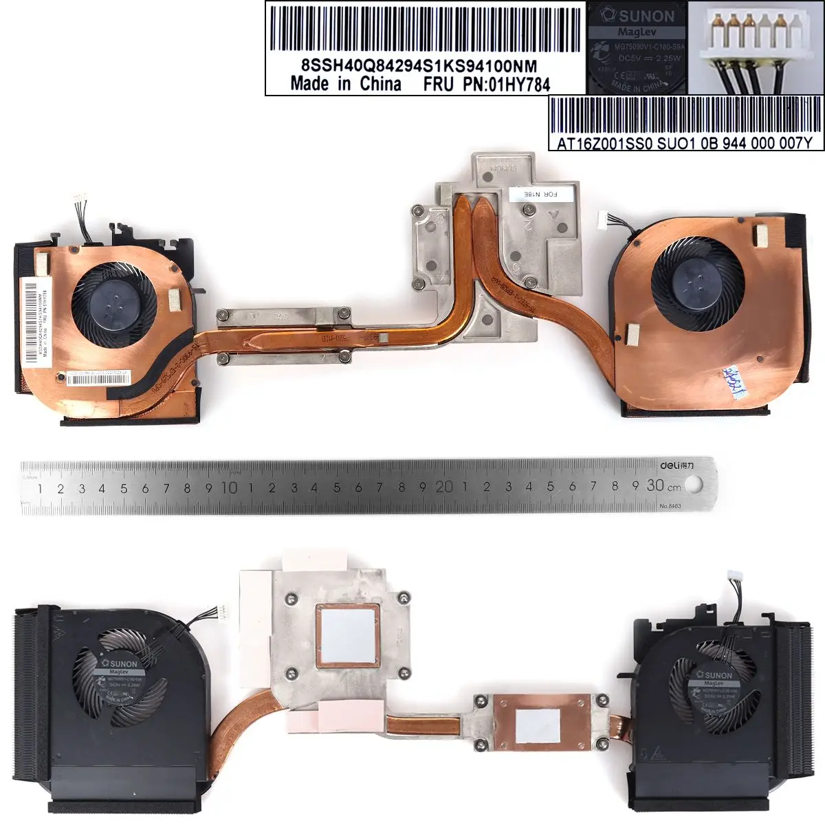 Laptop Cooling Fan for Lenovo Thinkpad P52 EP520 with Heatsink