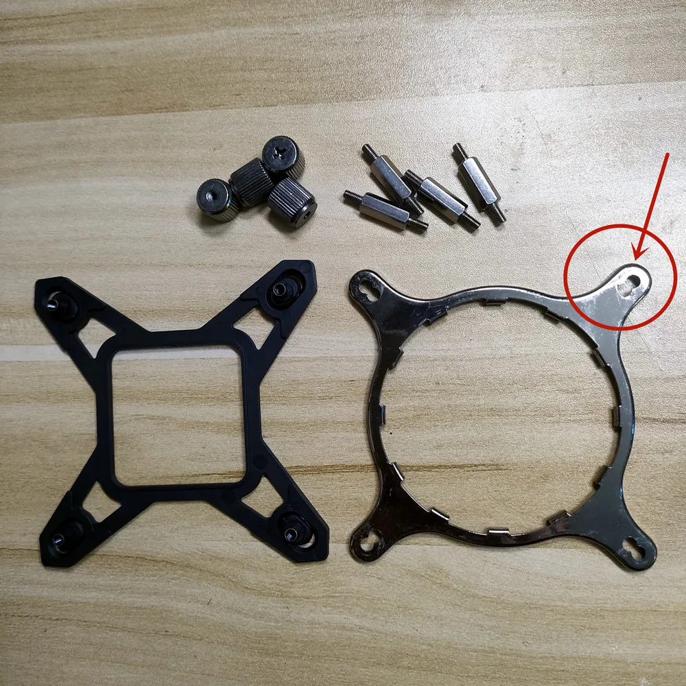 

Intel LGA1700 115x 2011 Water Cooler Mounting Bracket Hardware Kit For CORSAIR H55 H75 H80I V2 H100i V2 Antec MSI HP DELL EVGA