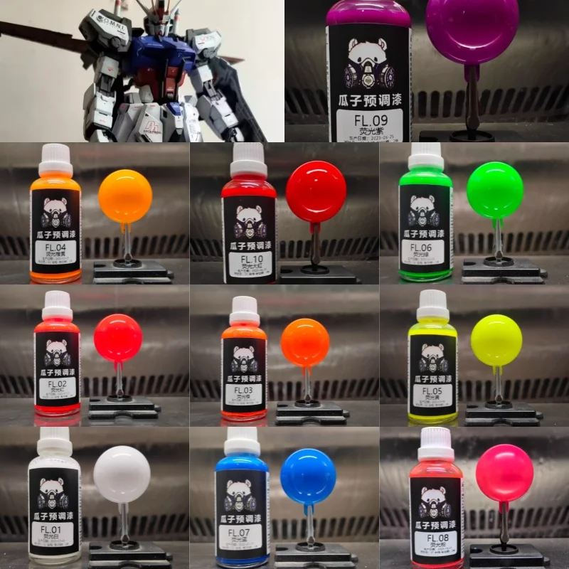 50ml/100ml Model Paint Handmade DIY Making Plastic Metal Vehicle Models Coloring Doodle Auxiliary Raw Materials Model Paints