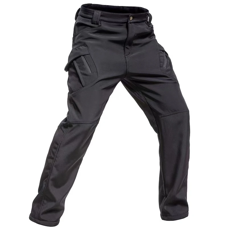 Herren City Gargo Winter Taktische Haifischhautjacken Wanderhose Angeln Klettern Trekking Lässige Jagd Campinghose M-5XL – Detail 7