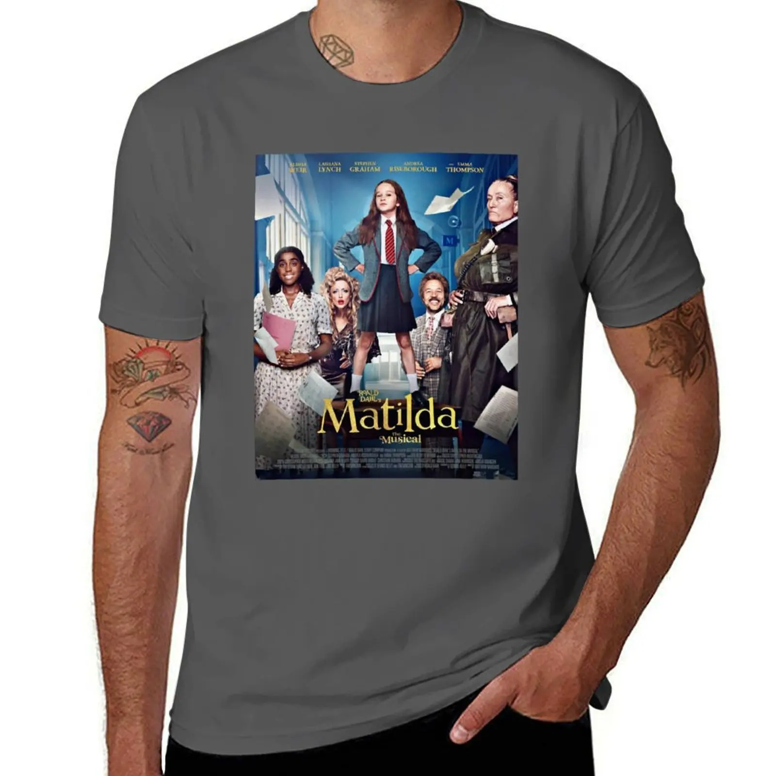 

Matilda the musical movie - Roald Dahls Matilda the Musical movie 2022 T-Shirt t shirts for man pack cotton T-Shirt