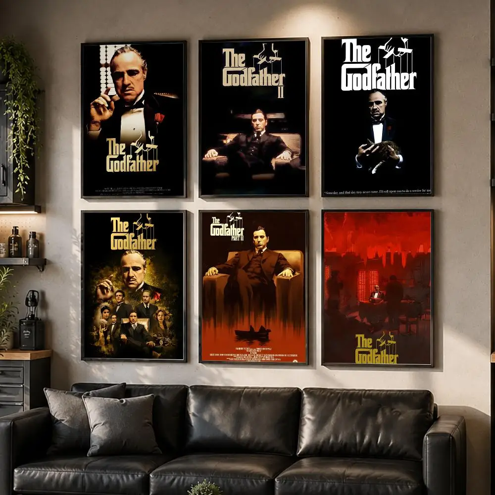 The G-Godfather Classic Movie Poster HD Waterproof Self-Adhesive Wall Art – Multi-Scene Use Top Gift Pick