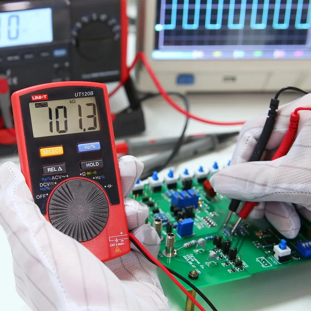 UNI-T UT120A UT120B UT120C Pocket Size Digital Multimeter AC/DC Current Test Function REL Relative Measurement