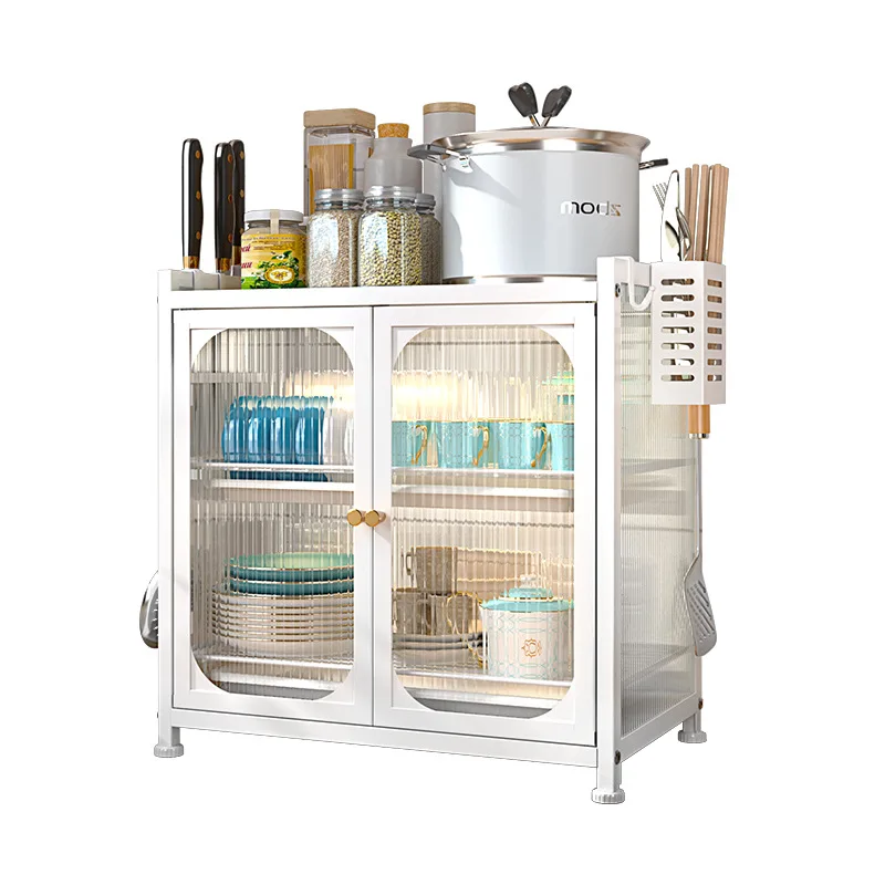 Kitchen dish storage rack, household countertop dish storage rack, multifunctional storage cabinet kitchen accessories organizer