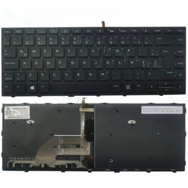 

A++Latin Spanish Keyboard for HP Probook 430 G5 440 G5 445 G5 BACKLIT