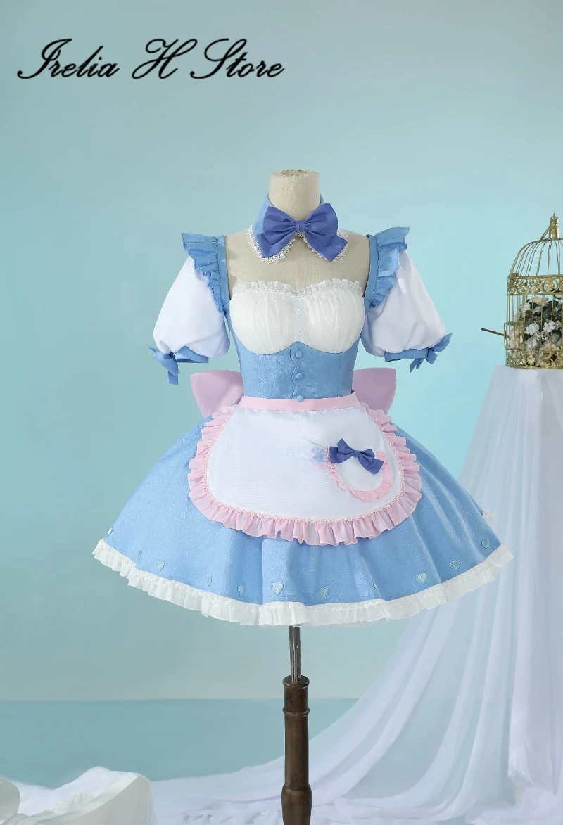 Irelia H Re:Life in a different world from zero Zero Rem Cosplay Costume Re Rem Lovely Maid Dress Halloween Costume