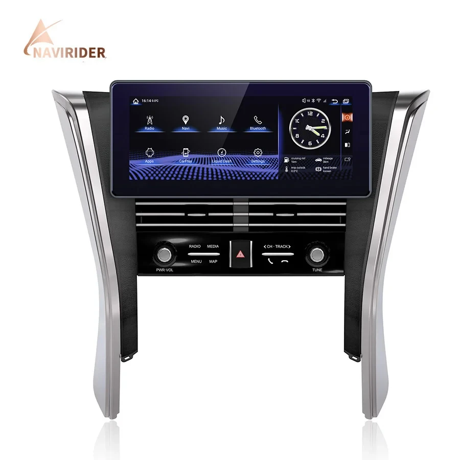 Navigation Stereo CarPlay Multimedia Video Player WIFI 4G 12.3'' Android Car Radio For Toyota Vellfire Alphard 30 A30 2015-2019