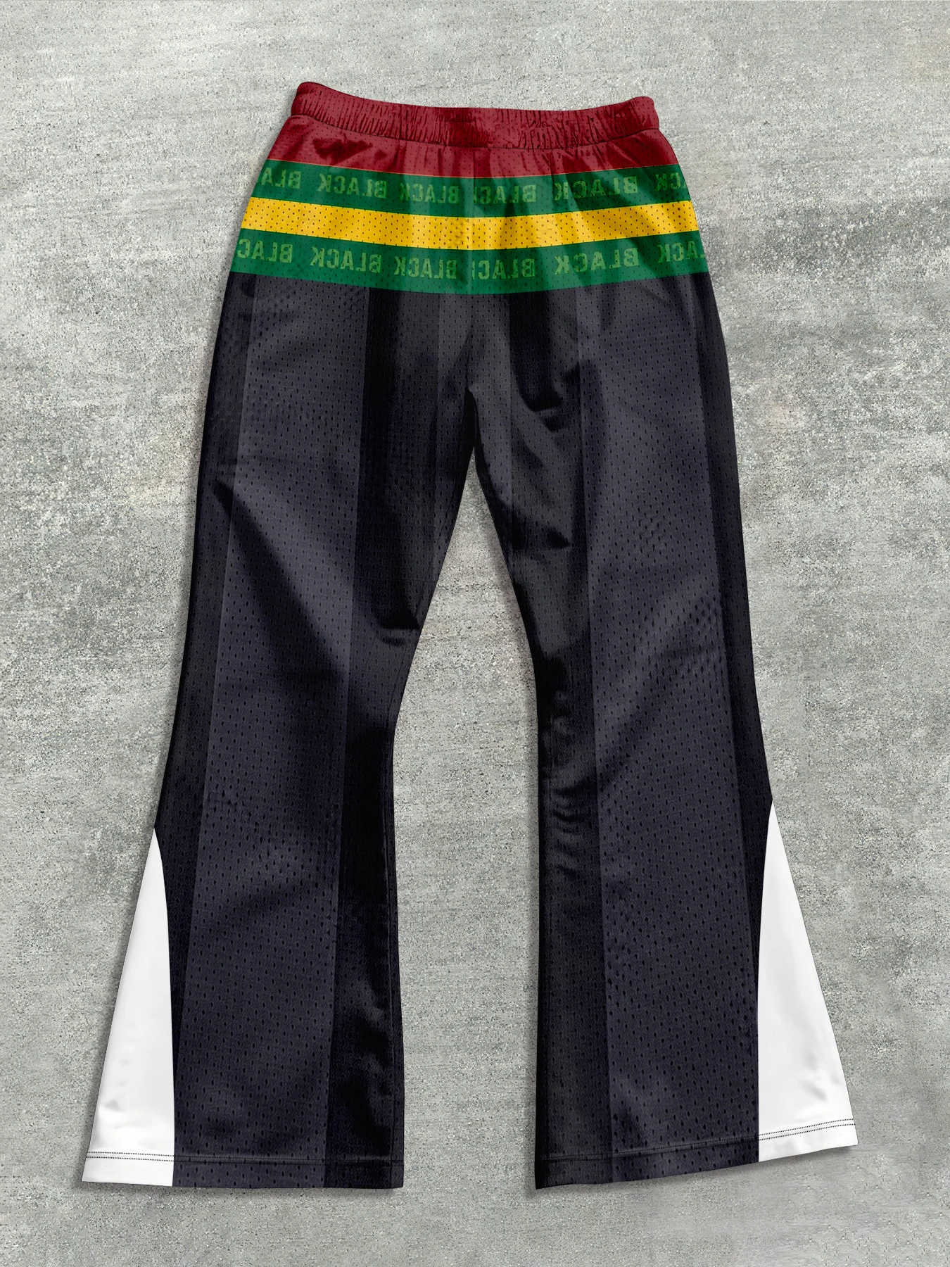 Y2k Flared Pants Men Loose 3D Print Trousers Casual Sweatpants Mid Waist Sporty Female Clothes Streetwear Hip Hop Vintage Pants - view 6
