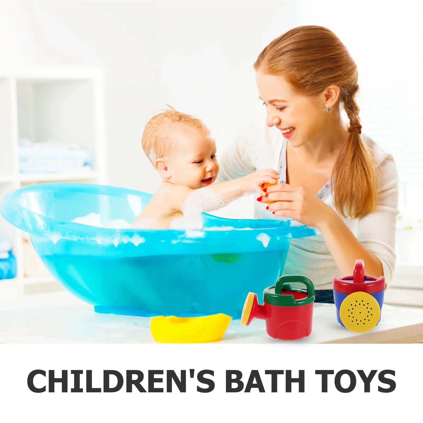 3 قطع من رشاش سقي بلاستيكي ملون للأطفال للعب المياه في الهواء الطلق وحمام السباحة الممتع للأطفال الصغار