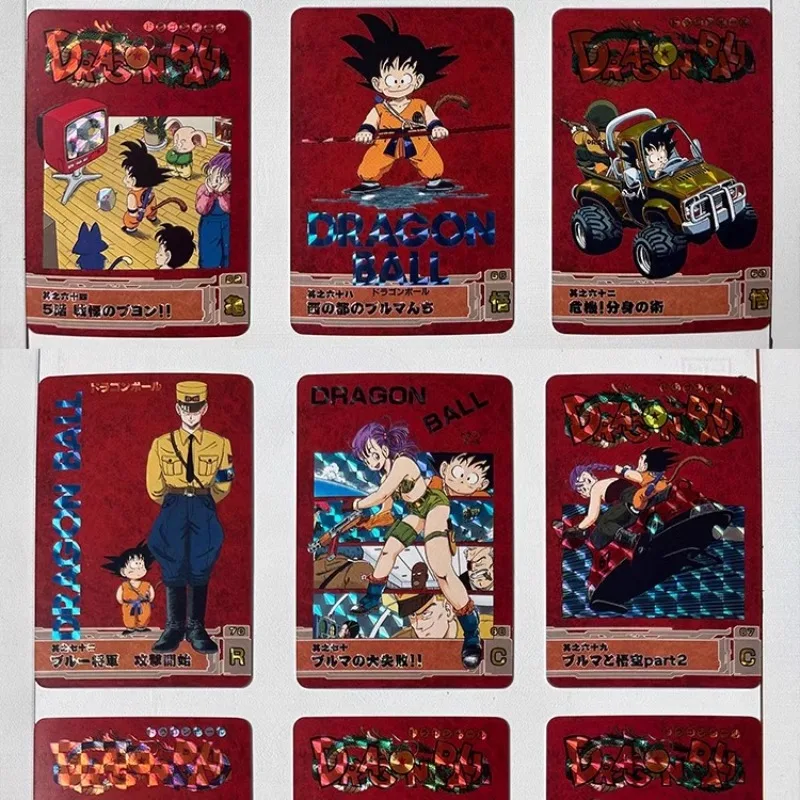 Dragon Ball Anime Surrounding Dragon Ball Plot Cover Complete Set of Flash Cards Children\'s Toys Boys Hobbies Birthday Gifts