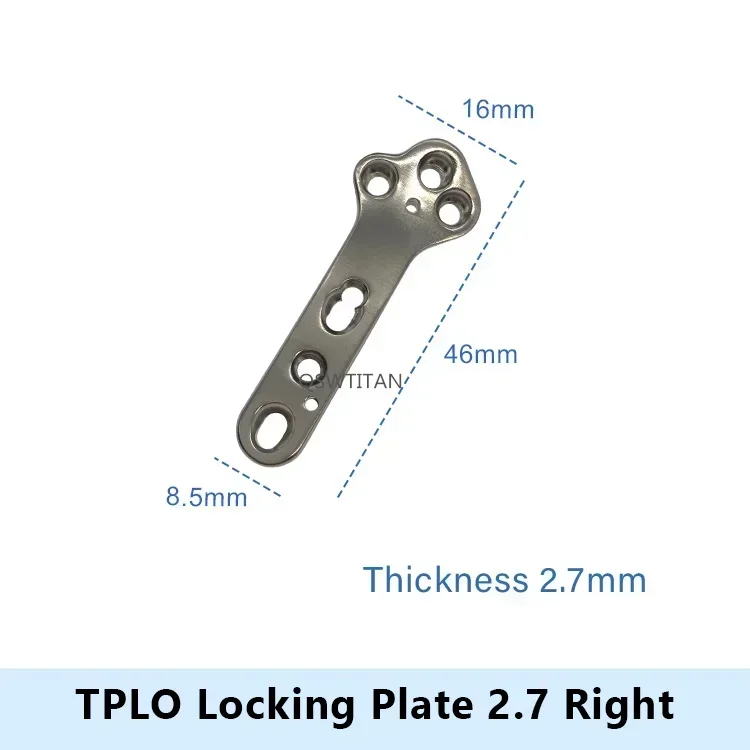 TPLO Locking Plate 2.0  2.7 ALPS Stainless steel Veterinary Orthopedic Instruments  1pc