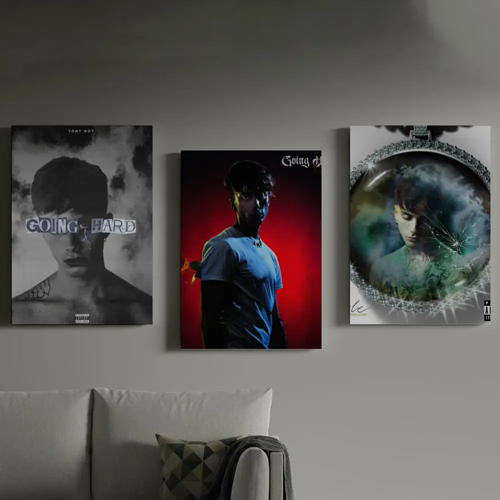 

Tony Boy Poster Prints Canvas Painting Wall Art Picture Living Room Home Decor Tracklist Music Album Cover