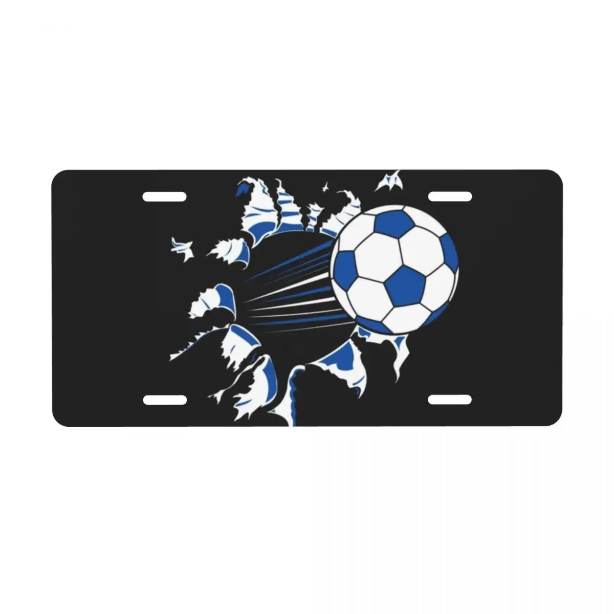 Personalized Soccer Goalie License Plate Football Sport Decorative Car Front License Plate Cover Aluminum Vanity Tag 12 X 6 Inch