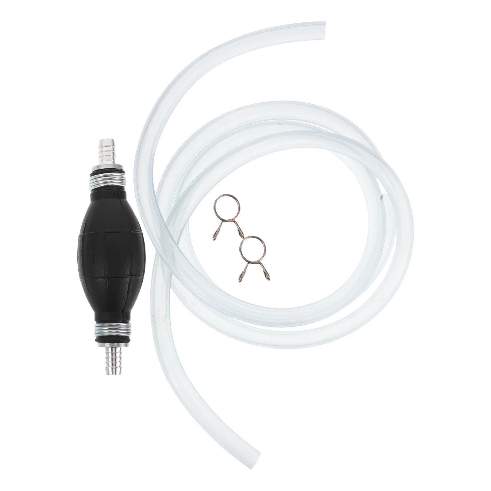 

1 Set Manual Oil Pump For Car Automotive Fuel Transfer With Hose Spring Clamps Rubber Siphon Tube Hand Pump Boat Oil