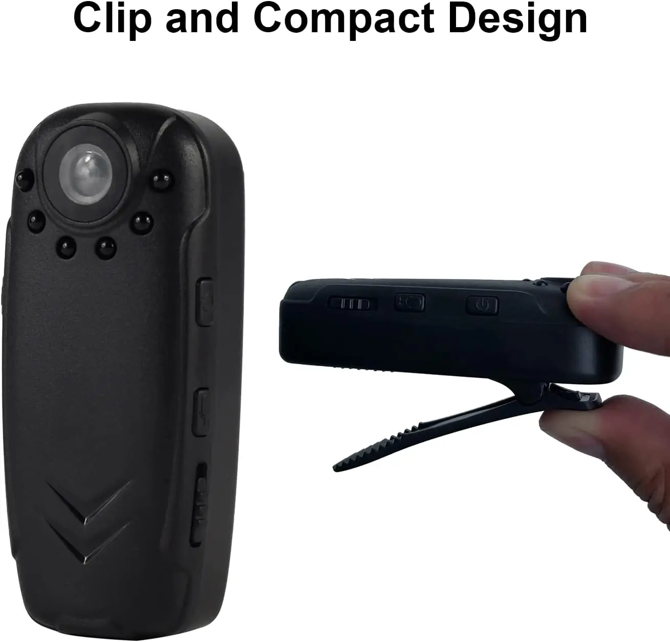 Toopro Clip Cam Body Camera Video Recorder 1080P 30fps HD Police Cam Wearable Cam Mini Digital Cam Security Protection Bodycam