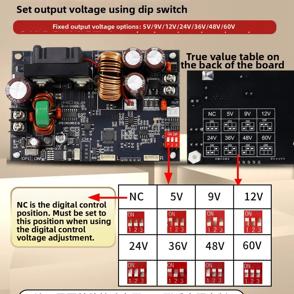 900W CNC Adjustable DC Regulated Power Supply 60V 15A Digital Controller With LCD Screen For Industrial Electronic Testing