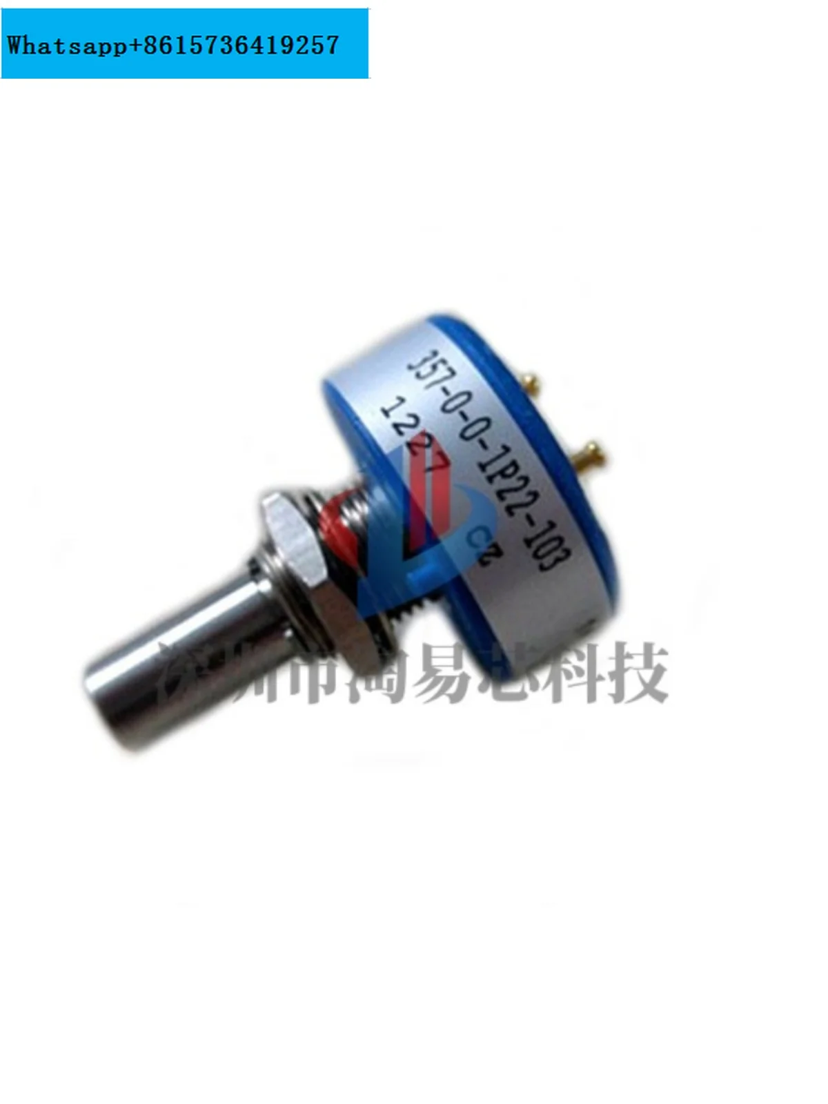 

357-0-0-1P22-102 Precision Conductive Plastic Potentiometer 1K Continuous Rotating Potentiometer