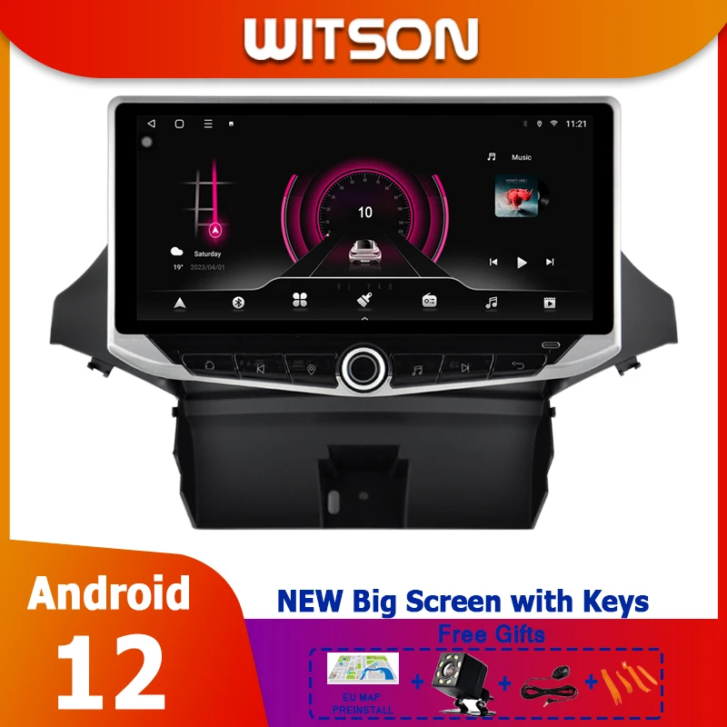 Android Radio 10.88'' Button Phone Holder For CHEVROLET ORLANDO 2011-2015 Carplay WIFI BT Car Stereo Auto Media GPS