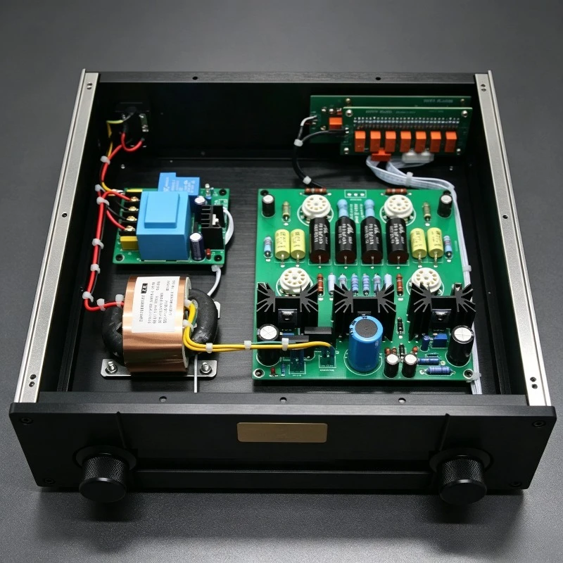STR12A Reference SLP90 Circuit 12AU7/ECC82 Tube Preamplifier HiFi Stereo Remote Control Audiophile